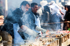 زائران کربلا در شلمچه