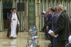 حجت‌الاسلام والمسلمین سید علی قاضی‌عسگر در چهارمین جایزه جهانی اربعین