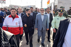 بازدید وزیر کشور از پایانه مرزی چذابه