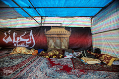 مرز چذابه و شلمچه در آستانه اربعین حسینی