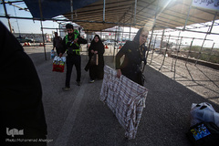 مرز چذابه و شلمچه در آستانه اربعین حسینی