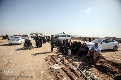 مرز چذابه و شلمچه در آستانه اربعین حسینی