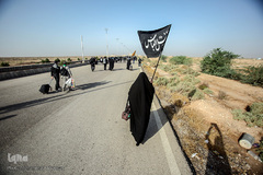 مرز چذابه و شلمچه در آستانه اربعین حسینی