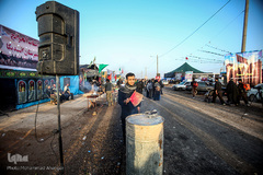 مرز چذابه و شلمچه در آستانه اربعین حسینی