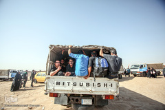 مرز چذابه و شلمچه در آستانه اربعین حسینی