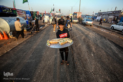 مرز چذابه و شلمچه در آستانه اربعین حسینی