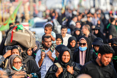 مرز چذابه و شلمچه در آستانه اربعین حسینی