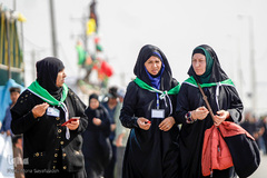 مرز چذابه و شلمچه در آستانه اربعین حسینی