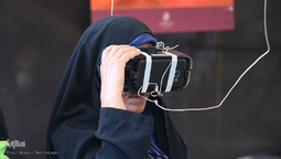 حال و هوای موکب حرم حضرت معصومه(س)در طریق نجف به کربلا⁩