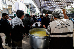 خدمت رسانی موکب جوادالائمه (ع) به زوار اربعین