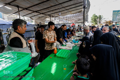 خدمت رسانی موکب جوادالائمه (ع) به زوار اربعین