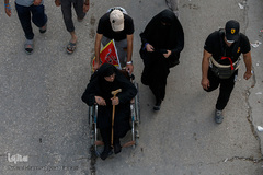 پایان مسیر راهپیمایان اربعین حسینی(ع)