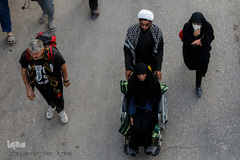 پایان مسیر راهپیمایان اربعین حسینی(ع)