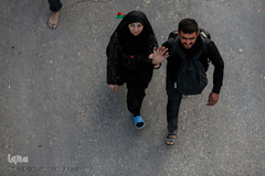 پایان مسیر راهپیمایان اربعین حسینی(ع)