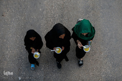 پایان مسیر راهپیمایان اربعین حسینی(ع)