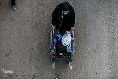 پایان مسیر راهپیمایان اربعین حسینی(ع)