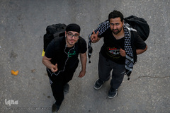 پایان مسیر راهپیمایان اربعین حسینی(ع)