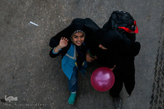 پایان مسیر راهپیمایان اربعین حسینی(ع)