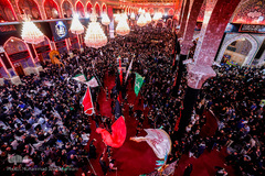 عرض ارادت دسته‌های عزاداری موکب‌ها در شب اربعین