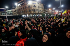 عرض ارادت دسته‌های عزاداری موکب‌ها در شب اربعین