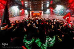 عرض ارادت دسته‌های عزاداری موکب‌ها در شب اربعین