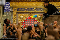 عرض ارادت دسته‌های عزاداری موکب‌ها در شب اربعین