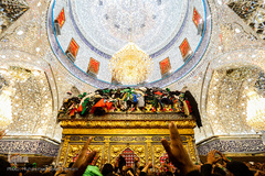 عرض ارادت دسته‌های عزاداری موکب‌ها در شب اربعین