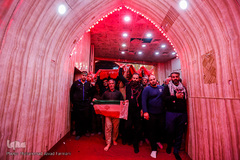 عرض ارادت دسته‌های عزاداری موکب‌ها در شب اربعین