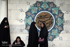 دسته عزاداری دانشجویان از دانشگاه تهران تا حسینیه امام خمینی (ره)