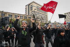 مراسم اربعین حسینی در جوار حرم مطهر رضوی