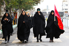 مراسم اربعین حسینی در جوار حرم مطهر رضوی