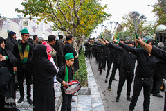 مراسم اربعین حسینی در جوار حرم مطهر رضوی