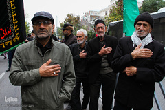 مراسم اربعین حسینی در جوار حرم مطهر رضوی