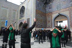 مراسم اربعین حسینی در جوار حرم مطهر رضوی