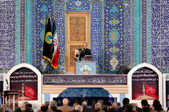 مراسم عزاداری ظهر اربعین در آستان حضرت عبدالعظیم(ع)