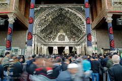 مراسم عزاداری ظهر اربعین در آستان حضرت عبدالعظیم(ع)