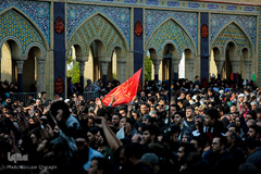 مراسم عزاداری ظهر اربعین در آستان حضرت عبدالعظیم(ع)
