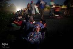 خطر در کمین کودکان / کاروان مهاجر به سمت مرز ایالات متحده-مکزیک