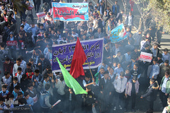راهپیمایی ۱۳ آبان در البرز