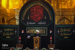خطبه‌خوانی شب شهادت امام رضا(ع) در حرم مطهر رضوی
