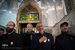 خطبه‌خوانی شب شهادت امام رضا(ع) در حرم مطهر رضوی