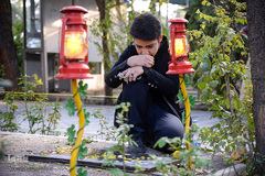 گلزار شهدای تهران، در روز شهادت امام رئوف