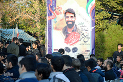 گلزار شهدای تهران، در روز شهادت امام رئوف