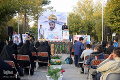 گلزار شهدای تهران، در روز شهادت امام رئوف