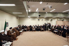 دیدار دست‌اندرکاران کنگره شهدای استان قزوین با رهبر انقلاب