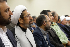 دیدار دست‌اندرکاران کنگره شهدای استان قزوین با رهبر انقلاب