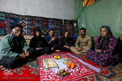 تحویل سال ۱۳۹۷ در چادرهای مناطق زلزله زده کرمانشاه