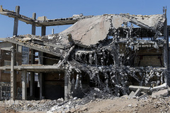 محله فولادی از مناطق زلزله زده شهرستان سرپل ذهاب، ۱۰ماه پس از زلزله
