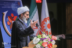 حجت الاسلام و المسلمین هادی صادقی  در همایش ملی مددکاری اجتماعی و توسعه پایدار