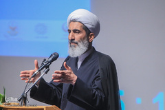 حجت الاسلام و المسلمین هادی صادقی  در همایش ملی مددکاری اجتماعی و توسعه پایدار